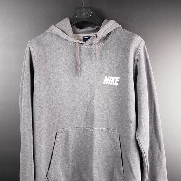 나이키 회색 후드티