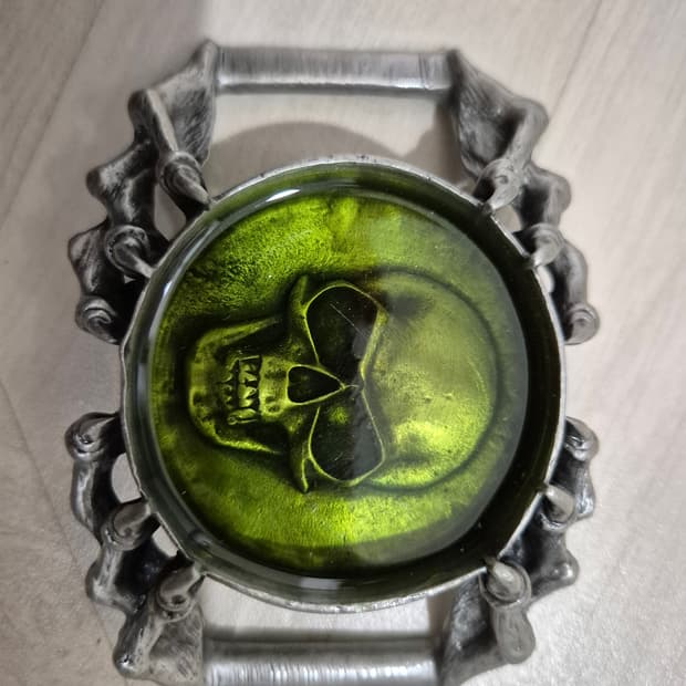 미사용 레진 스컬버클 초희귀템