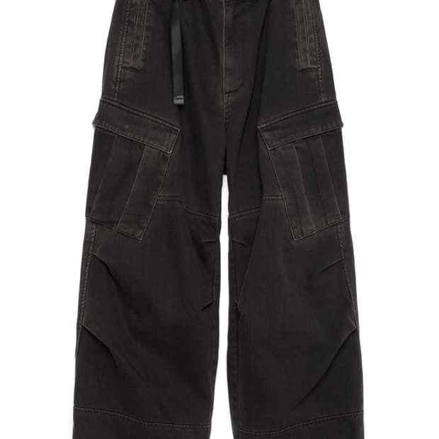 해칭룸 밀팬츠 워시드 블랙 (M) 사이즈