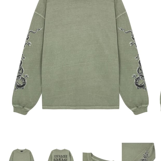 인세인개러지 롱 슬리브 1size