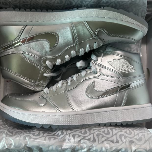 조던 1 하이골프 NRG 메탈릭 실버 포톤 더스트 새상품