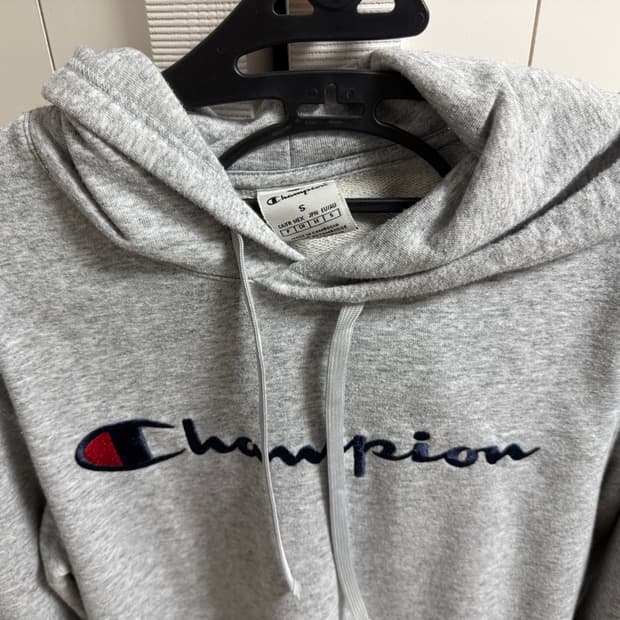 챔피온 후드티 그레이 S