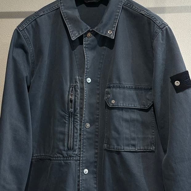 스톤아일랜드 라이트 불 데님 인디고 자켓 26ss XL(105-110)