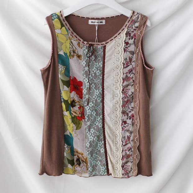 flower patch sleeveless