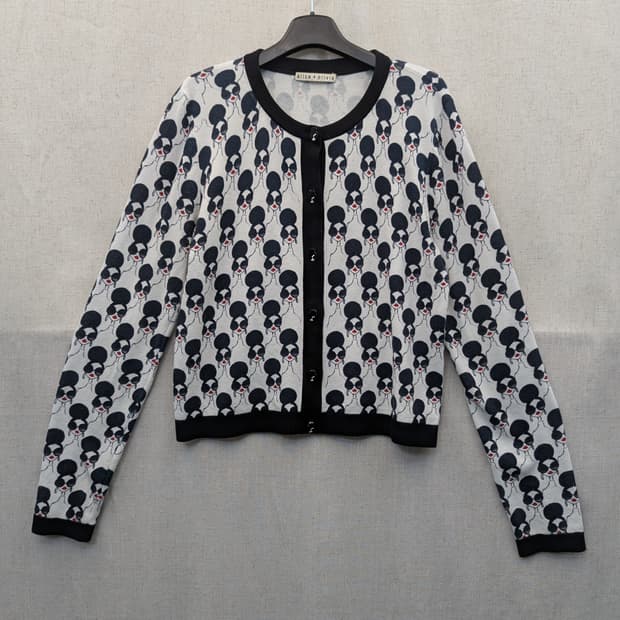 앨리스앤올리비아 패턴 가디건