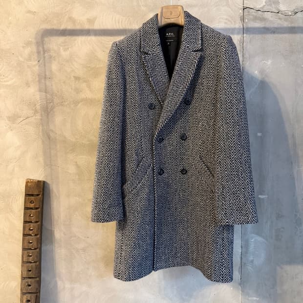 아페쎄 더블 브레스티드 코트 55