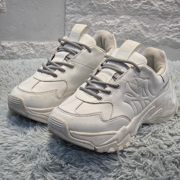 6w-20:MLB 청키로우 뉴욕양키스 화이트 MLB23cm-키높이5cm