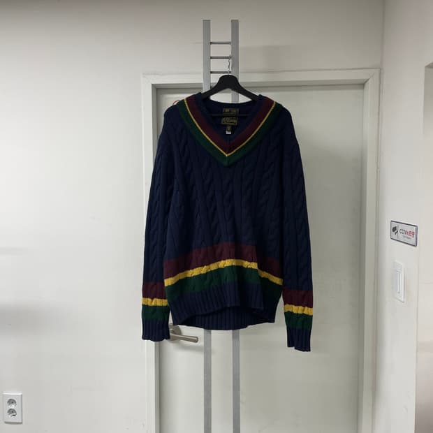 폴로 랄프로렌 케이블 크리켓 니트 XL