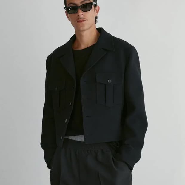 렉토 24FW카일 밀리터리 울 자켓 M