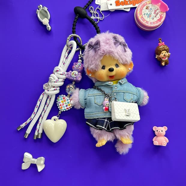 (74)정품몬치치💜보라 LV 시리즈 체크스커트*청자켓