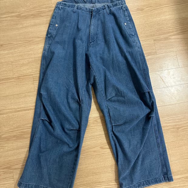 해칭룸 스노우진 워시드블루 3 snow jeans washed blue