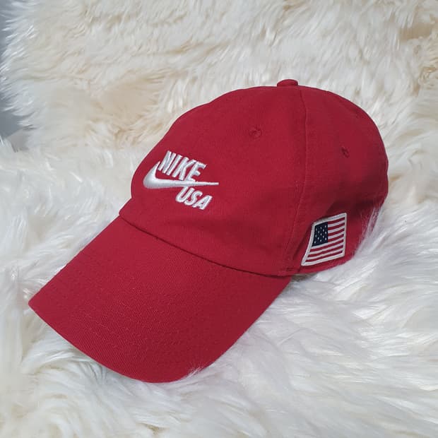 나이키 헤리티지86 팀USA 국대 성조기 레드 볼캡