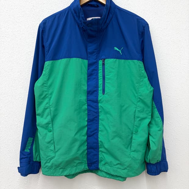 푸마 나일론 윈드브레이커 자켓