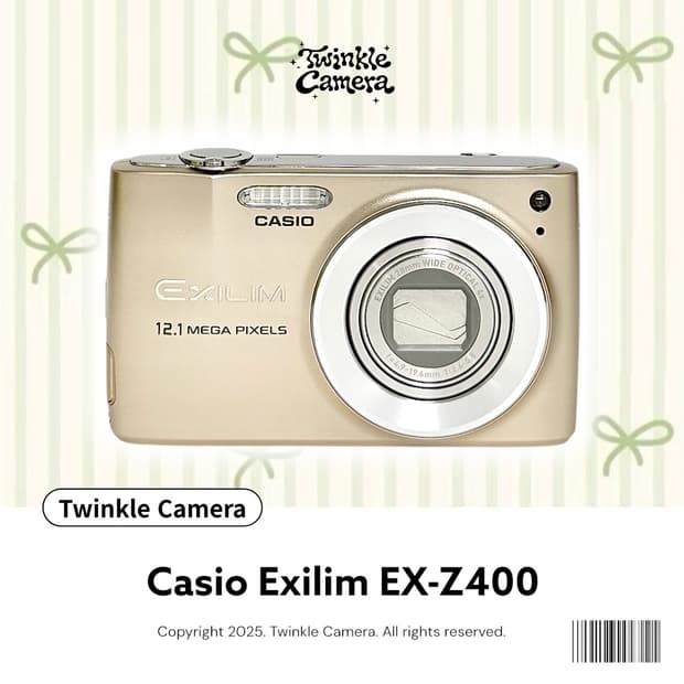 (태연 디카⚡️) Casio Exilim 카시오 엑슬림 EX-Z400