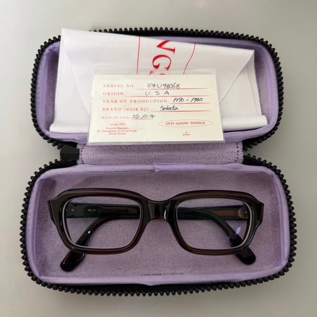 OROR 1970 Selecta 빈티지 안경