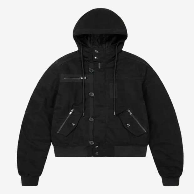 Button Placket Cotton Ma-1 Jacket