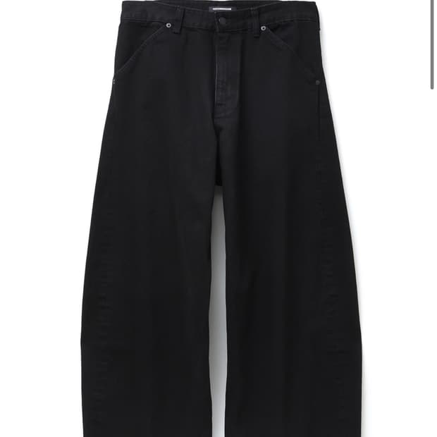 해칭룸 와이드 커브진 제트블랙3사이즈