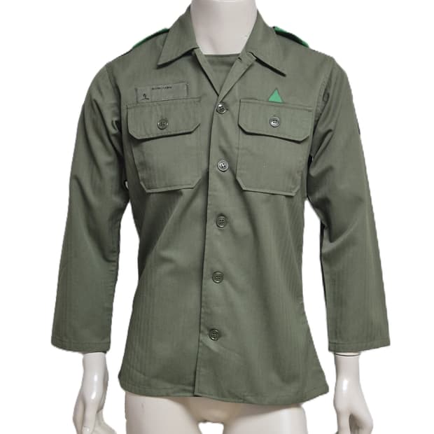 국군 전경 구형 수경 민무늬 전투복 상의 자켓 (S)