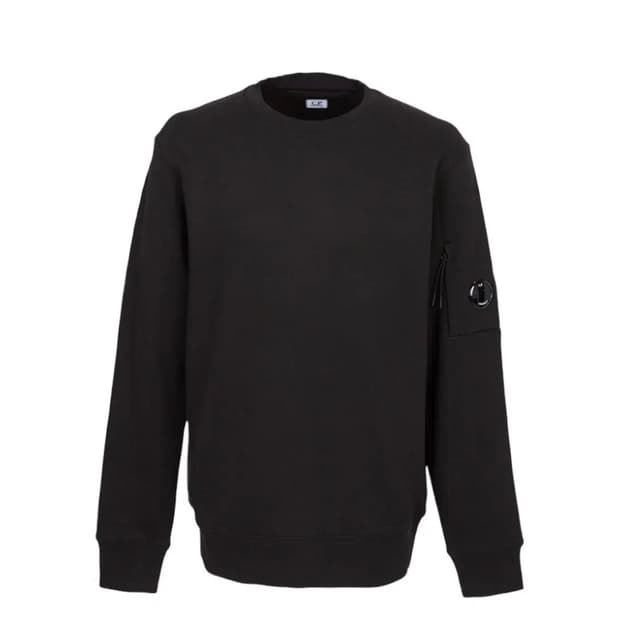 C.P. 컴퍼니 렌즈 와펜 스웨트셔츠 블랙 - 25FW
