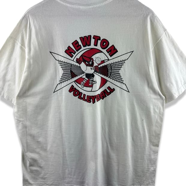 90S 뉴턴발리볼 프린팅 티셔츠3169