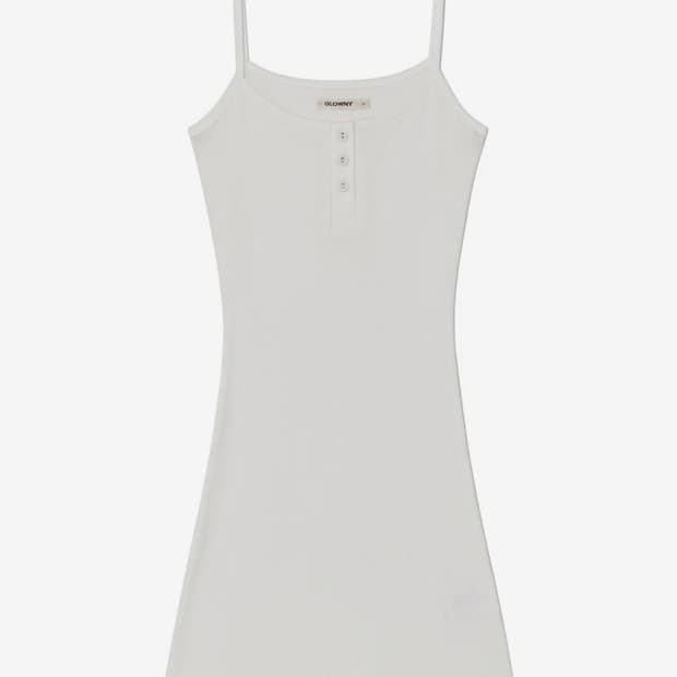 글로니 PROVINCE EYELET CAMI DRESS (WHITE) S