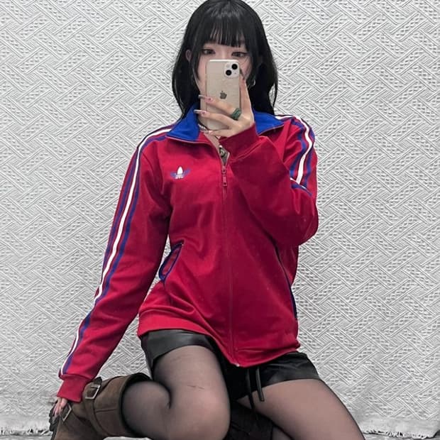아디다스 파이어버드 레트로 대장급 배색 져지 집업 100 C11535