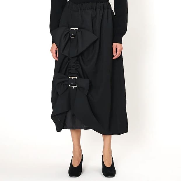 느와 니노미야케이 리본스커트 s사이즈