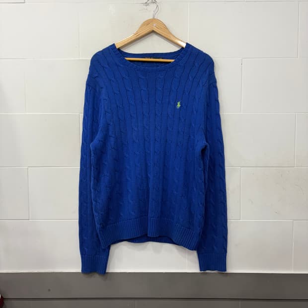 폴로랄프로렌 꽈배기 니트