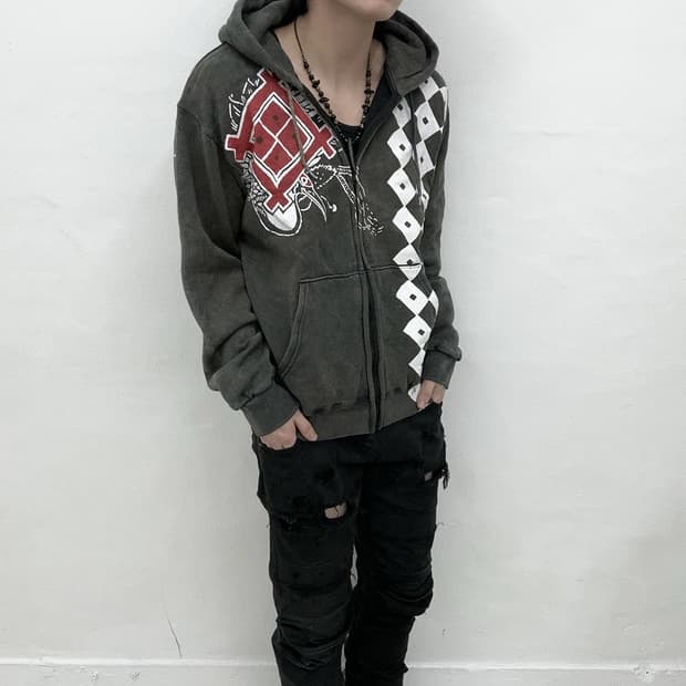 Oriental Japan graphic hoodie