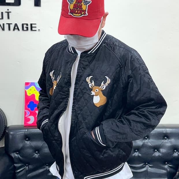 휴먼메이드 리버시블 요코스카 자켓 블랙 XL