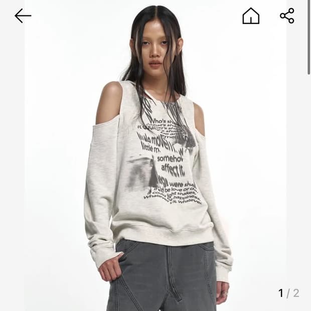 나체 BARE SWEAT SHIRT OATMEAL