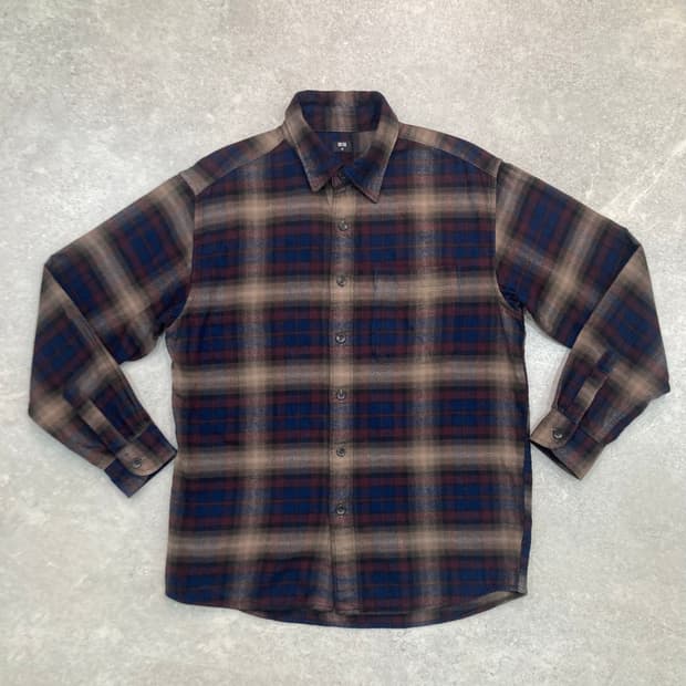 Uniqlo 유니클로 체크셔츠