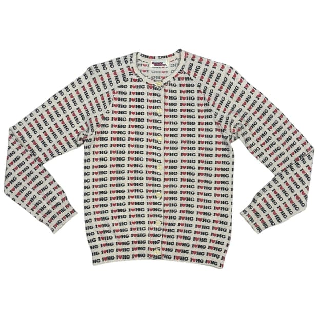 히스테릭 글래머 아카이브 i<3hg 아이코닉 패턴 가디건 자켓