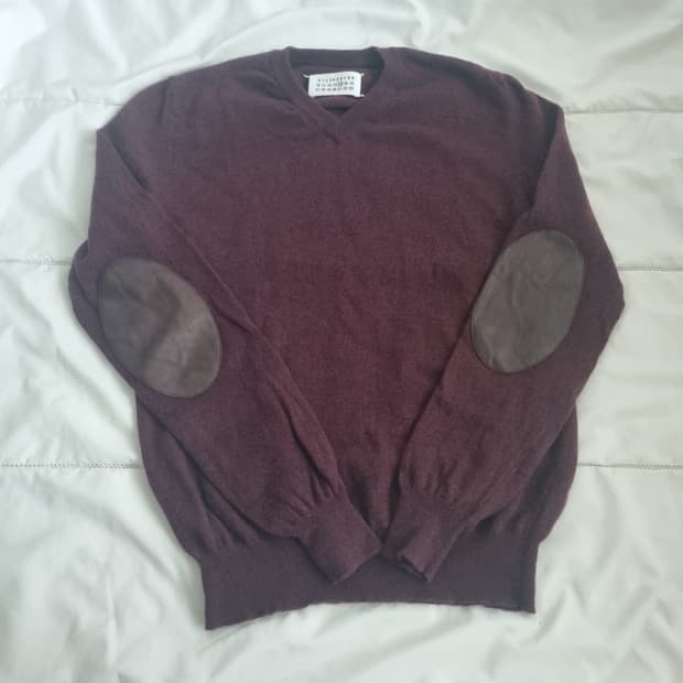 Martin margiela elbow patch knit M