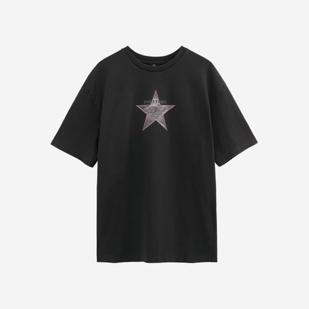 [3]폴리테루 멤버스 티 블리치드 블랙