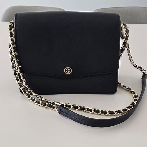 토리버치 블랙 체인 숄더백