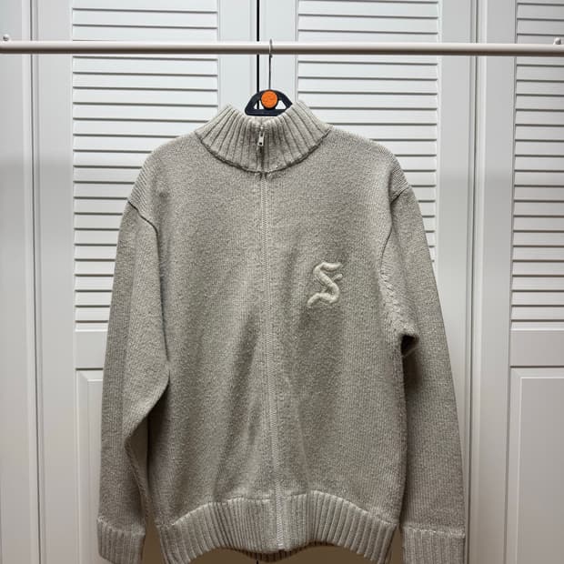 아카이브) 션 스투시 니트 집업 m