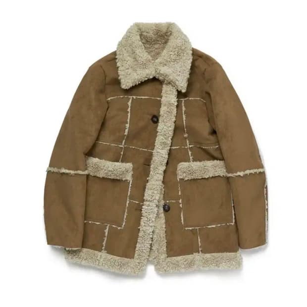 커렌트 리버시블 무스탕