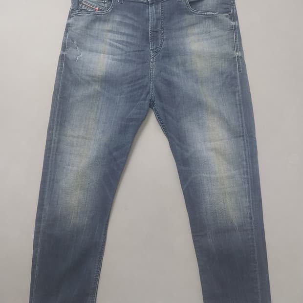 [34] 디젤 디바이드 드로스트링 캐롯 조거진 데님 스웨트팬츠