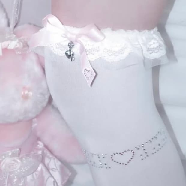 엔젤가터 creamy leg garter ring 크리미 레그 가터 링