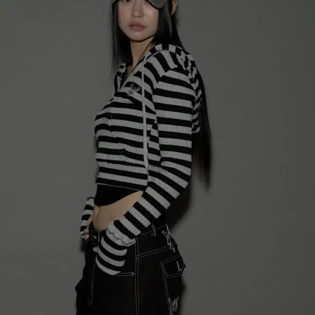 플리즈노팔로우 디어 후드 탑