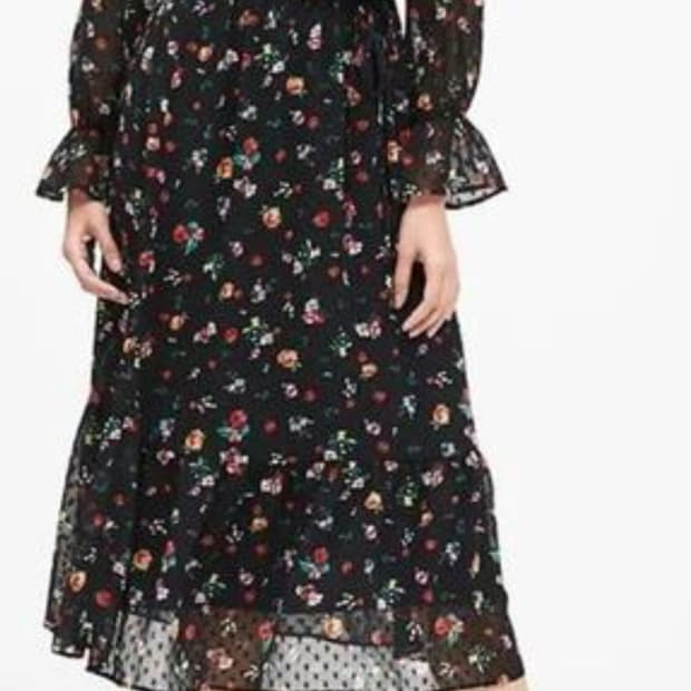 바나나리퍼블릭 플로럴 쉬폰원피스