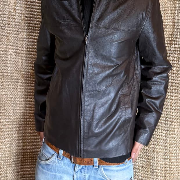 빈티지 양가죽 레더자켓