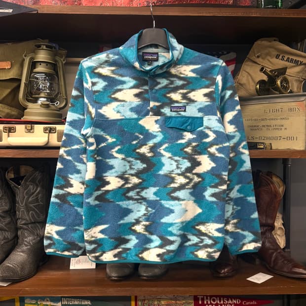 FA17 파타고니아 네이티브 패턴 신칠라 풀오버 플리스