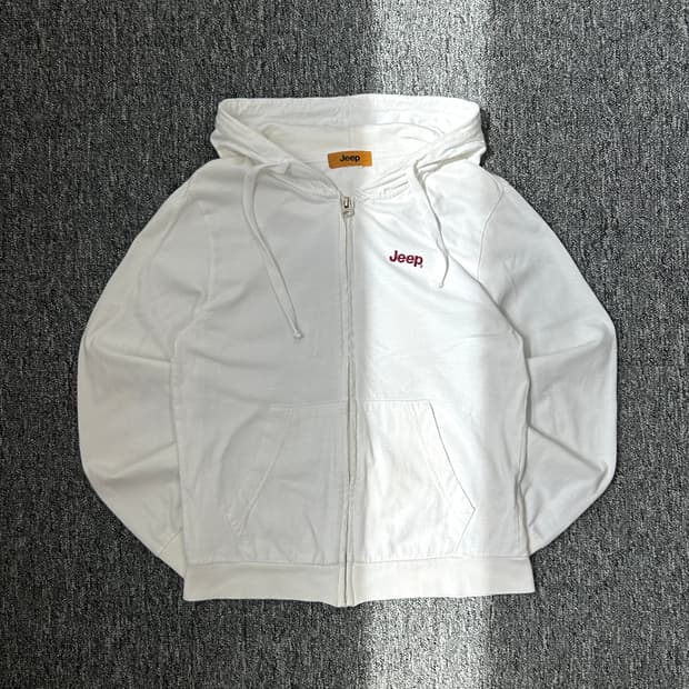 Jeep 화이트 로고 후드집업