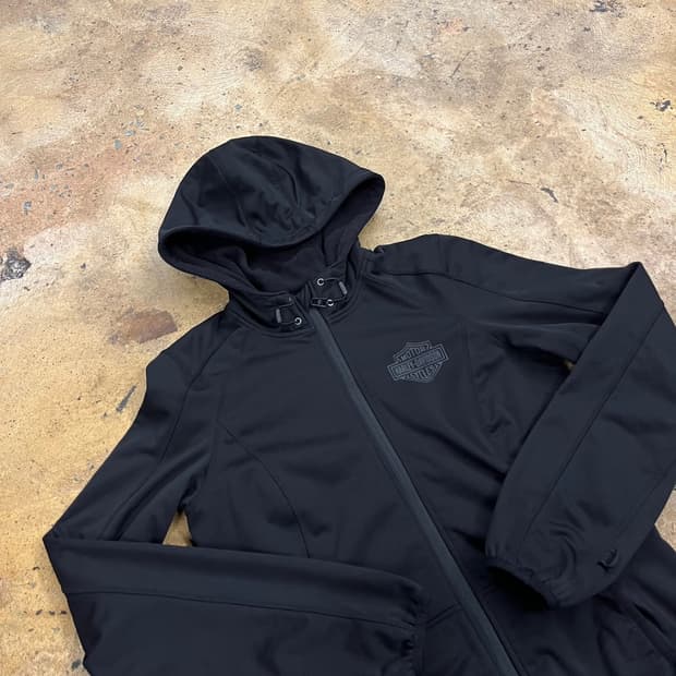 [정품/S] 할리데이비슨 블랙 후드 집업 b18