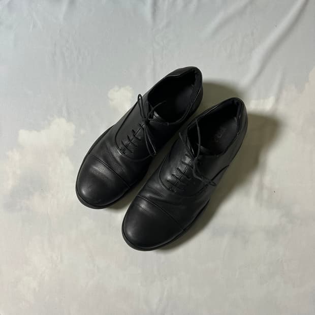 Prada sports cap toe derby shoes