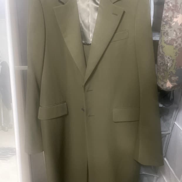 프라다 모스그린 코트 prada