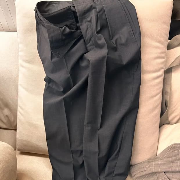 르메르 2플리츠 팬츠 46