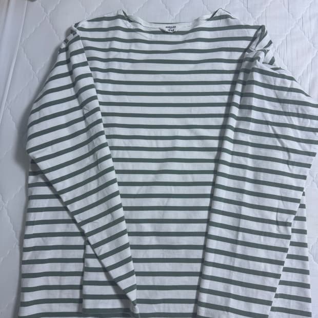 AURALEE IENA 스트라이프 보트넥 보더티 4